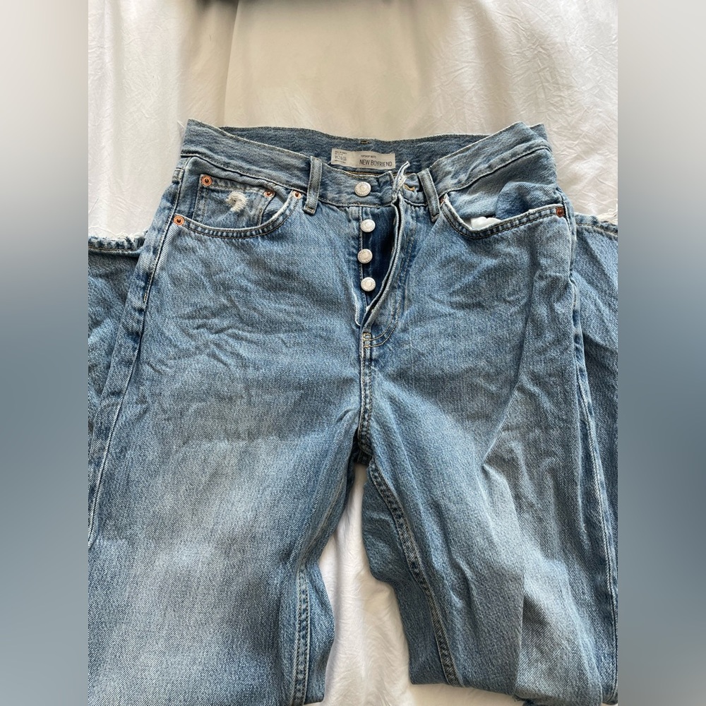 Top shop size 27 new boyfriend denim